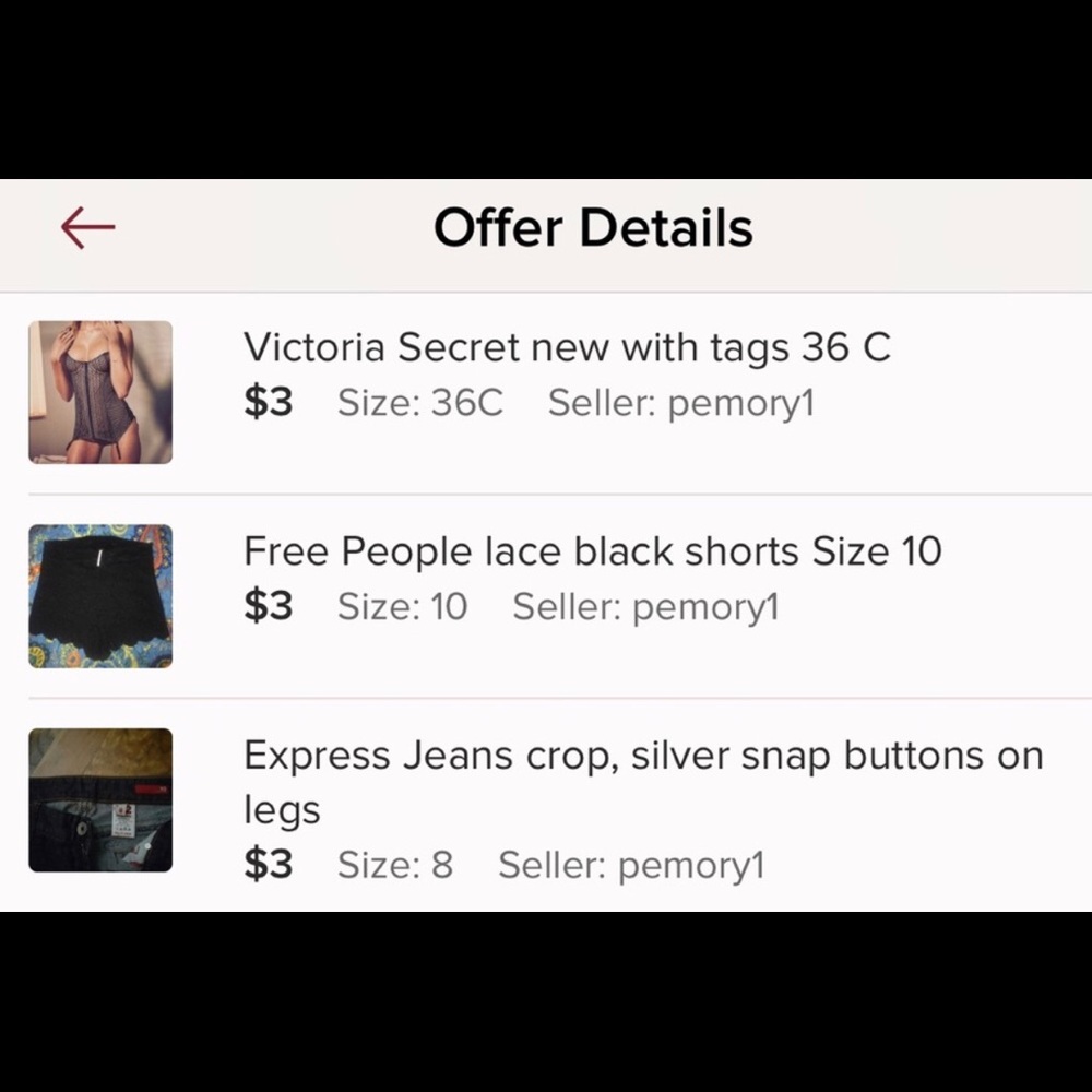 Trading 3 items